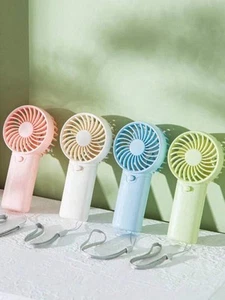 Mini Portable Fan Lightweight Handheld Fan AA Battery Operated Cooling Fan - Picture 1 of 5
