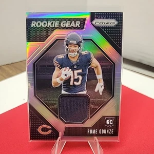 Rome Odunze 2024 Rc Prizm Rookie Gear Silver Prizm Rookie Bears 🏈🐻Patch! - Picture 1 of 2