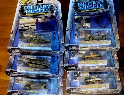 Johnny Lightning WWII Military Muscle Diecast Lot General Patton Ground Assault  - Image 1 of 4