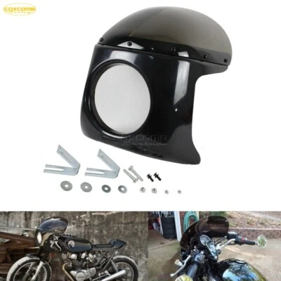 Carenado de faros Vlack de 7" con parabrisas de humo para Suzuki GS 250 300 400 425 450 Foto 1 de 4