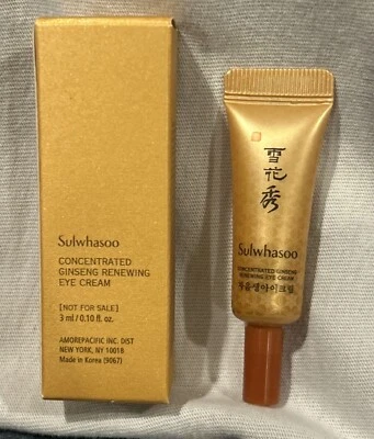 Crema renovadora de ojos de ginseng concentrado Sulwhasoo 3 ml / 0,10 fl oz Foto 1 de 3