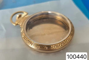 1MM GLASS POCKET WATCH CRYSTAL FOR THIS 16 SIZE NAWCO SECURITY POCKET WATCH CASE - Picture 1 of 2