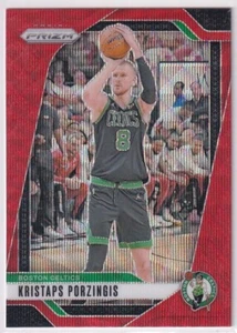 2024-25 Panini Prizm NBA No. 114 Kristaps Porzingis Red Wave Prizm - Bild 1 von 2
