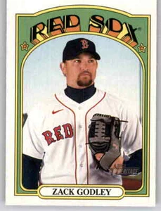 2021 Heritage Zack Godley MLB Base Card PWE Red Sox #345 - Picture 1 of 2