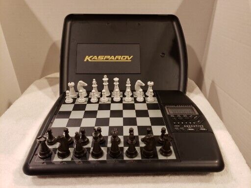 Vintage Kasparov Sensor Chess 165H Board Game by Saitek, Serial