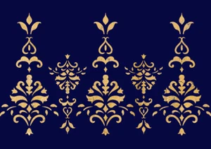 Floral Stencil Vintage French Paint Furniture Wall Wood Reusable Crafts FL151 - Picture 1 of 15