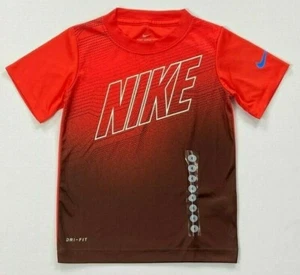 Boy's Little Youth Nike Dri-Fit Athletic Cut Polyester T-Shirt - Picture 1 of 12