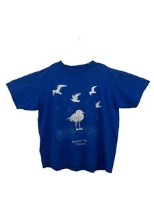Vtg 90s Perdido Key FL Seagulls Single Stitch Travel Outdoors T Shirt SZ XL USA - Picture 1 of 9