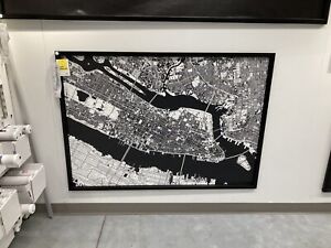 ikea BJORKSTA new york city map 55 x 39 canvas NYC EXTRA LARGE - Without FRAME