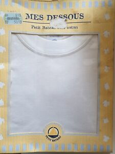T-shirt Petit Bateau blanc 2 ans