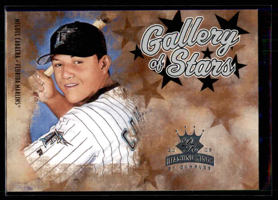 2005 Diamond Kings Gallery of Stars Miguel Cabrera #GS-22 Florida Marlins - Image 1 of 2