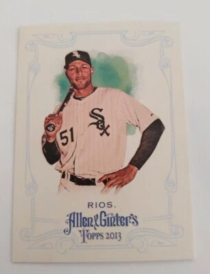 ALEX RIOS (SP) SHORT PRINT #308 WHITE SOX 2013 TOPPS ALLEN & GINTER'S MLB - Image 1 of 2