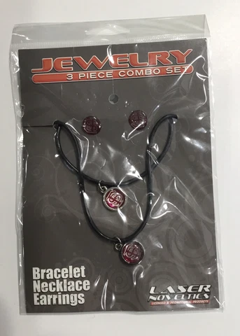 Florida State Seminoles Three Piece Jewelry Set Necklace Bracelet Earrings Cover