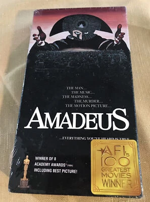Amadeus VHS VCR Video Tape Movie F. Murray Abraham, Tom Hulce-Sealed- - Image 1 of 2