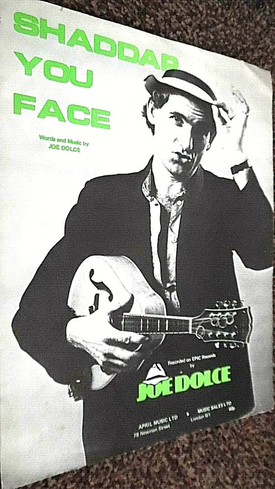 JOE DOLCE: SHADDAP YOU FACE (SHEET MUSIC) - Image 1 of 1