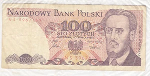 Polen 100 Zloty,1986 ** sehr guter Zustand** - Bild 1 von 2