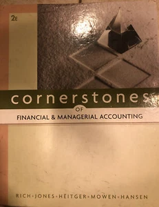 Cornerstone Of Financial & Managerial Accounting - Picture 1 of 2