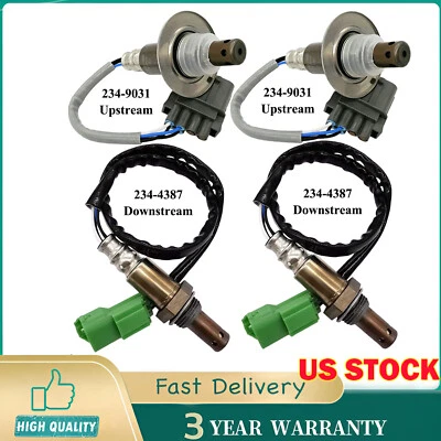 4X Oxygen Sensors Fit For Up+Downstream 2007 2008 Suzuki Grand Vitara 2.7L V6  - Image 1 of 4