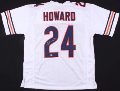 Jordan Howard Signed Chicago Bears White Jersey (Beckett) 2016 Rookie Pro Bowl - Image 1 of 4