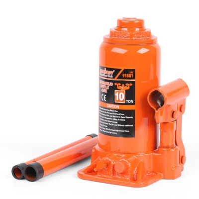 10-Ton Hydraulic Bottle Jack Heavy Duty Car Lifter with Safety Valve 4WD Truck - image 1 of 4