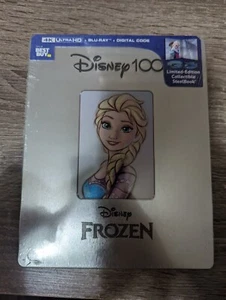 Frozen 100th Anniversary Steelbook (4K UHD+Blu-ray+Digital) Factory Sealed - Picture 1 of 2