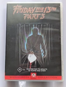 Friday the 13th : Part 3 (DVD, 1982 Region 4) Dana Kimmell, Richard Booker - Picture 1 of 3