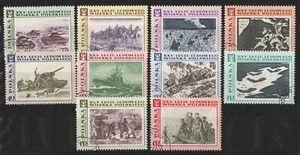 Poland 1968 The 25th Anniversary of the Polish People's Army SG1852-61 Stamps - Picture 1 of 2