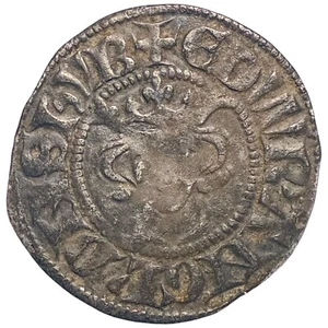 Centavo martillado de plata Eduardo I, Casa de la Moneda de Londres - Imagen 1 de 2