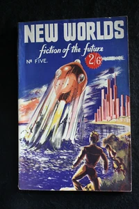 NEW WORLDS FICTION OF THE FUTURE Magazine Vol 2 #5 Vintage 1949 British Ed GOOD  - Picture 1 of 10