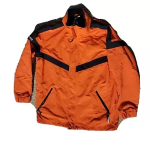 Vintage Chaps Ralph Lauren orange Windbreaker Jacke Herren groß bestickt - Bild 1 von 10