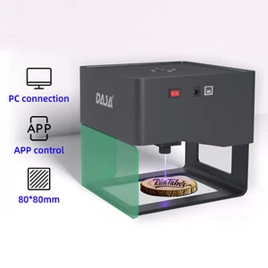 Grabadora láser DAJA DJ6 máquina de tallar grabado 80x80 mm hágalo usted mismo marcador de logotipo J0S8 - Imagen 1 de 12