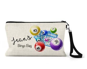 Bingo Bag Personalised Gifts For Nan Auntie Mum, Bingo Dabber Pens Pouch Case