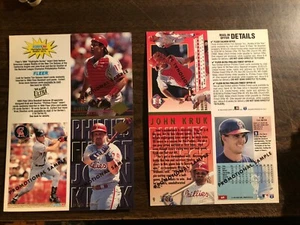 1994 ALL-STAR GAME FANFEST PROMO UN-CUT SHEETS TWENTY-FIVE (25) KRUK / DAULTON - Picture 1 of 1