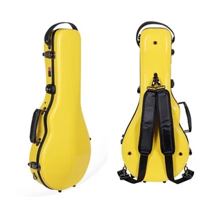 Crossrock Fiberglas Mandoline Koffer - passt beiden A & F Stilen - TSA-Schloss - gelb - Bild 1 von 8