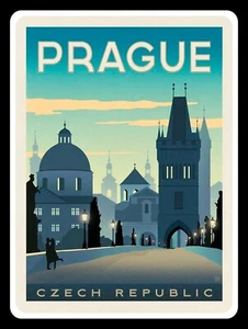 Prague, Retro replica vintage style metal sign/plaque Gift - Picture 1 of 1