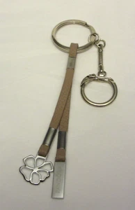 VTG Pandora Key Chain Purse Clip Leather Clasp - Picture 1 of 7