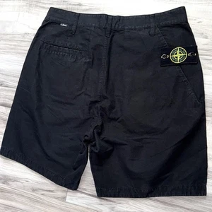 STONE ISLAND Shadow Project Bermuda Badge Cargo Shorts 32W - Picture 1 of 4