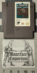 Loopz Nintendo NES tested cart free ship