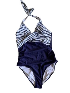 Costume da bagno grande nautico pezzo unico nuovo senza etichette supporto, carino, divertente - Foto 1 di 3