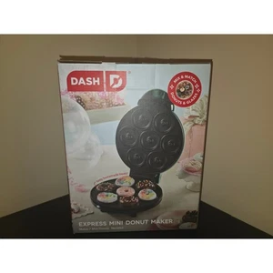 Mini máquina para hacer donas Dash Express - Aqua - 7 cavidades antiadherente - ¡NUEVA! - Imagen 1 de 6
