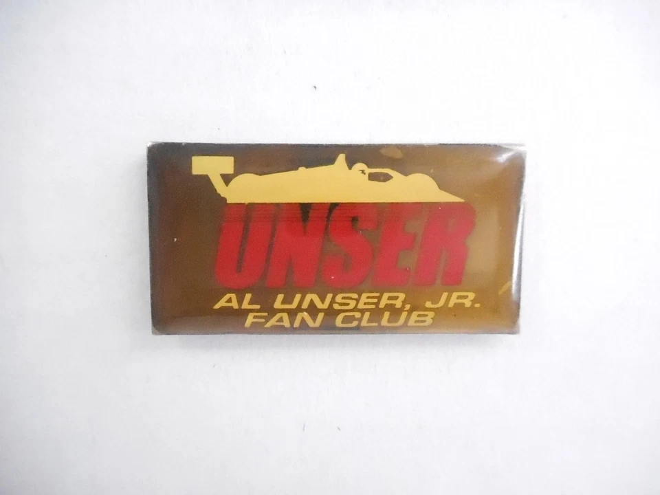 INDY CAR CART RACING HAT PIN LAPEL PIN - AL UNSER JR FAN CLUB  1" - Image 1 of 1