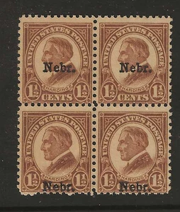 US Scott #670 como nuevo nunca articulado 2x pares de espaciamiento ancho 1929, 1,5c Nebraska embalaje original - Imagen 1 de 2
