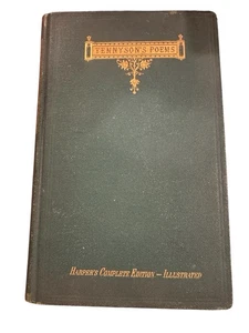 Antike 1872 Tennyson's Gedichte Harper's Gesamtausgabe illustrierte Lieder - Bild 1 von 16