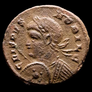 *Lucernae* Crispus Follis BEAT TRANQLITAS / PLON (6109) Londinum 316-326 AD. - Imagen 1 de 3