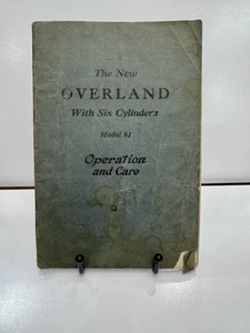 El nuevo Overland con seis cilindros modelo 93 manual de operación y cuidado - Imagen 1 de 11