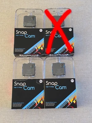 Qty. 3 ion SnapCam Wearable HD Streaming Video Camera NEW Sealed - Image 1 of 4