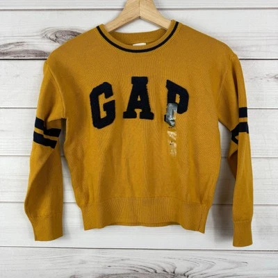 Suéter amarillo con logotipo GAP para niños NUEVO talla S 6-7 Foto 1 de 4