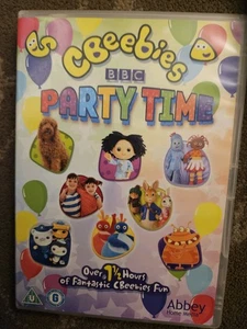 CBEEBIES PARTY TIME DVD TWIRLYWOOS / WAFFLE WONDER DOG / TOPSY AND TIM AND MORE - Picture 1 of 4