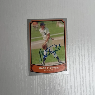 Autographed Mark Fidrych 1988 Pacific # 62 Detroit TIGERS   - Image 1 of 4
