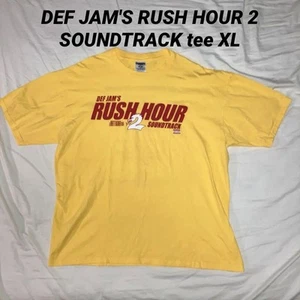 00 s RUSH HOUR 2 DEF JAM Soundtrack Movie T-Shirt - Picture 1 of 5